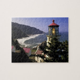 USA, Oregon, Florence. Heceta-Head-Leuchtturm Puzzle