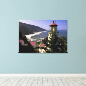 USA, Oregon, Florenz. Heceta Head Lighthouse Leinwanddruck (Insitu (Holzboden))