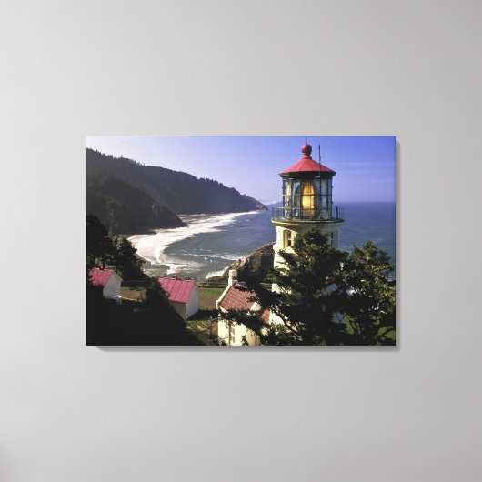 USA, Oregon, Florenz. Heceta Head Lighthouse Leinwanddruck (Vorderseite)