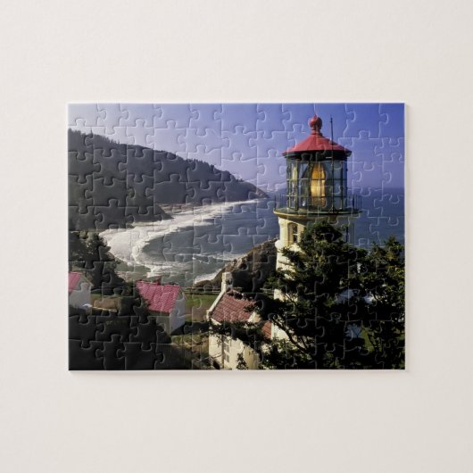 USA, Oregon, Florenz. Heceta Head Lighthouse Puzzle (Horizontal)