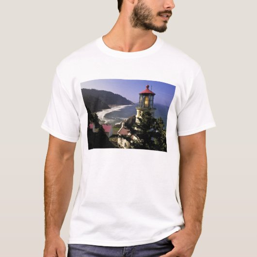 USA, Oregon, Florenz. Heceta Head Lighthouse T-Shirt (Vorderseite)