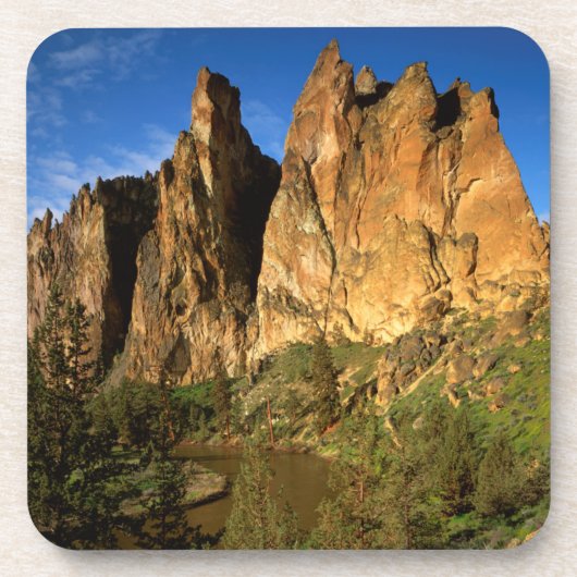 USA, Oregon, Granite Cliffs At Smith Rock Staat Getränkeuntersetzer (Vorderseite)