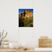 USA, Oregon, Granite Cliffs At Smith Rock Staat Poster (Küche)