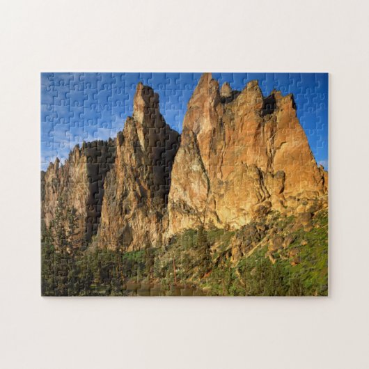 USA, Oregon, Granite Cliffs At Smith Rock Staat Puzzle (Horizontal)