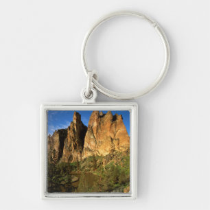 USA, Oregon, Granite Cliffs At Smith Rock Staat Schlüsselanhänger