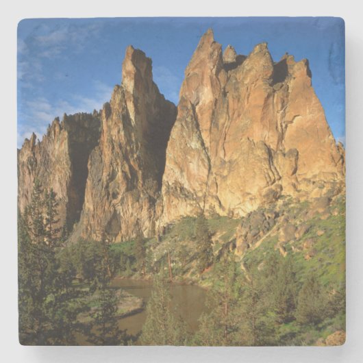 USA, Oregon, Granite Cliffs At Smith Rock Staat Steinuntersetzer (Vorderseite)