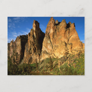 USA, Oregon, Granitklippen in Smith Rock State Postkarte