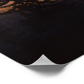 USA, Oregon, Hood National Forest. Walzen Poster (Ecke)