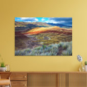 USA, Oregon Landschaft der bemalten Hügel Leinwanddruck (Insitu (Wohnzimmer))