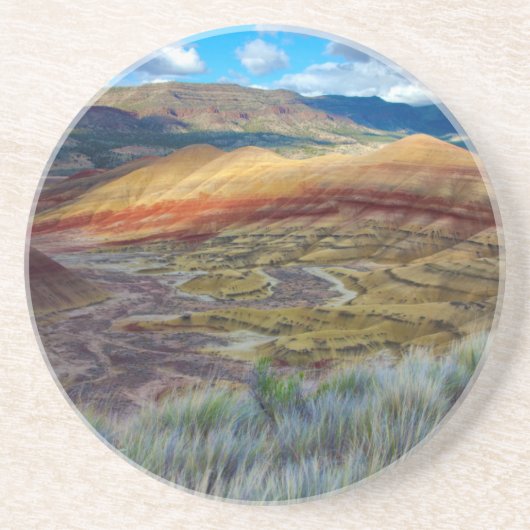 USA, Oregon. Landschaft der gestrichenen Hügel Getränkeuntersetzer (Vorne)