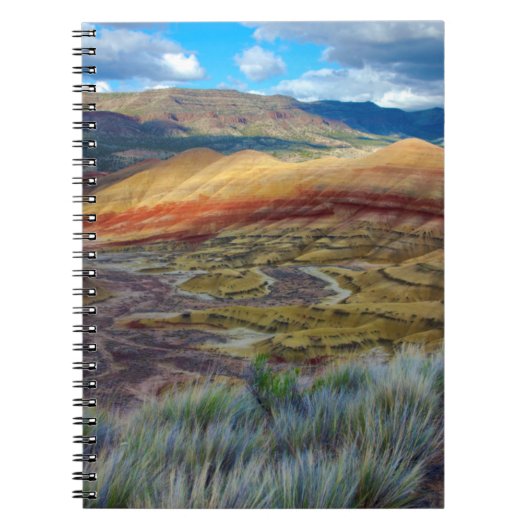 USA, Oregon. Landschaft der gestrichenen Hügel Notizblock (Vorderseite)