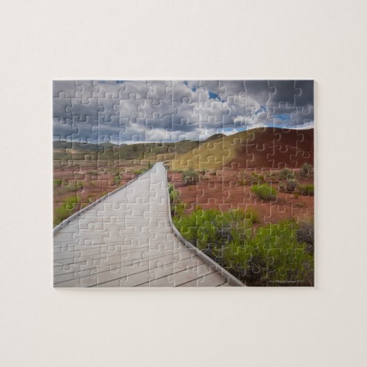 USA, Oregon, Mitchell, Bahn unter gemalt Puzzle (Horizontal)