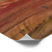 USA, Oregon, Mitchell, bemalte Hügel während 2 Poster (Ecke)