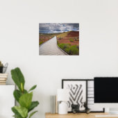 USA, Oregon, Mitchell, Pathway unter Painted Poster (Heimbüro)