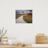 USA, Oregon, Mitchell, Pathway unter Painted Poster (Küche)