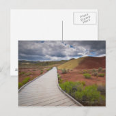 USA, Oregon, Mitchell, Pathway unter Painted Postkarte (Vorne/Hinten)