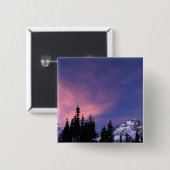 USA, Oregon, Mount Hood von Timberline Button (Vorne & Hinten)