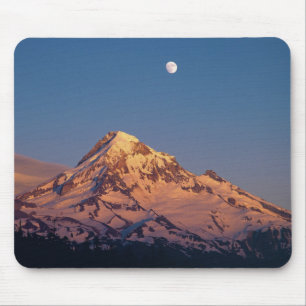 USA, Oregon, Mt Hood. Sonnenuntergang erzeugt Alpe Mousepad