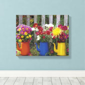 USA, Oregon, Portland. Antike Emailware Leinwanddruck (Insitu (Holzboden))