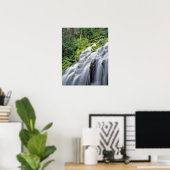 USA, Oregon, Proxy Falls. Proxy Falls stürzen Poster (Heimbüro)