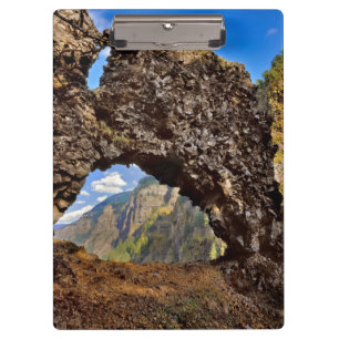 USA, Oregon. Rock Of Ages Arch im Columbia River Klemmbrett
