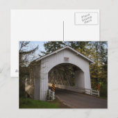 USA, Oregon, Scio, Hannah Bridge 2 Postkarte (Vorne/Hinten)