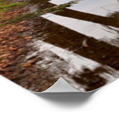 USA, Oregon, Scio, Hannah Bridge Poster (Ecke)