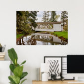 USA, Oregon, Scio, Hannah Bridge Poster (Heimbüro)