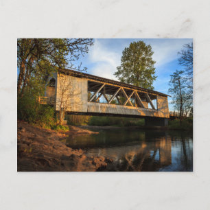 USA, Oregon, Scio, Larwood Wayside, Larwood Postkarte