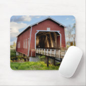 USA, Oregon, Scio, Shimanek Bridge Mousepad (Mit Mouse)