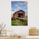 USA, Oregon, Scio, Shimanek Bridge Poster (Küche)