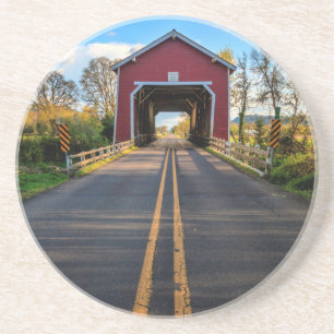 USA, Oregon, Scio, Shimanek-Brücke 2 Untersetzer