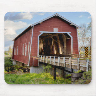 USA, Oregon, Scio, Shimanek-Brücke Mousepad