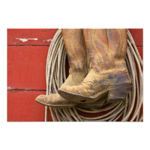 USA, Oregon, Seneca, Ponderosa Ranch. Nahaufnahme Fotodruck