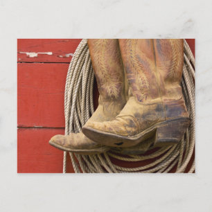 USA, Oregon, Seneca, Ponderosa Ranch. Nahaufnahme Postkarte