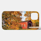 USA, Oregon. Shimanek bedeckte Brücke am Morgen Case-Mate iPhone Hülle (Rückseite (Horizontal))