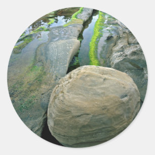 USA, Oregon, Shore Acres Staat Park Runder Aufkleber