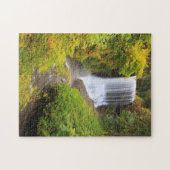 USA, Oregon, Silver Falls Staat Park 3 Puzzle (Horizontal)