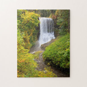 USA, Oregon, Silver Falls Staat Park 3 Puzzle
