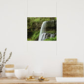 USA, Oregon, Silver Falls Staat Park. unten Poster (Küche)