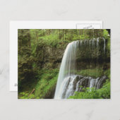 USA, Oregon, Silver Falls Staat Park. Untergrund Postkarte (Vorne/Hinten)