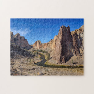 USA, Oregon, Smith Rock State Park Puzzle