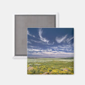 USA, Oregon, Steens Mountain. Frühjahrsexplosionen Magnet (Vorderseite/Rückseite)