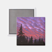 USA, Oregon, Three Sisters Wilderness, Vivid Magnet (Vorderseite/Rückseite)