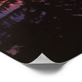 USA, Oregon, Three Sisters Wilderness, Vivid Poster (Ecke)