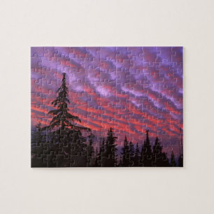 USA, Oregon, Three Sisters Wilderness, Vivid Puzzle