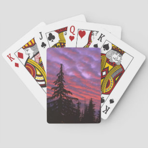 USA, Oregon, Three Sisters Wilderness, Vivid Spielkarten