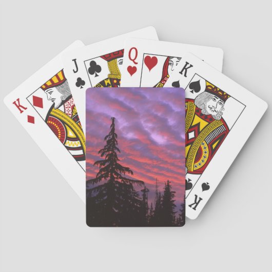 USA, Oregon, Three Sisters Wilderness, Vivid Spielkarten (Rückseite)