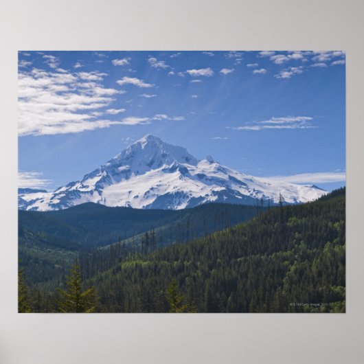 USA, Oregon, View of Mount Hood Poster (Vorne)
