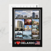 USA - Orlando Florida - Postkarte (Vorne/Hinten)